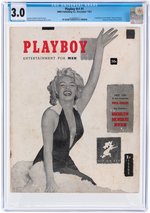 PLAYBOY VOL. 1 #1 DECEMBER 1953 CGC 3.0 GOOD/VG (FEATURING MARILYN MONROE).