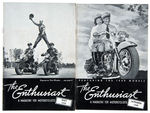 HARLEY DAVIDSON “THE ENTHUSIAST" MAGAZINE 1948 COMPLETE SET.