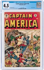 CAPTAIN AMERICA COMICS #50 OCTOBER 1945 CGC 4.5 VG+.