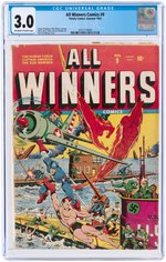 ALL WINNERS COMICS #9 SUMMER 1943 CGC 3.0 GOOD/VG.