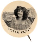 "LITTLE EGYPT" C. 1897 MUTOSCOPE MOVIE PROMO FROM "ELECTRIC GARDEN"  BUTTON POWER EXAMPLE.