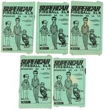 SUPERCAR & FIREBALL XL5 COMPLETE FHER SPANISH CARD ALBUM AND CARD PACKS.