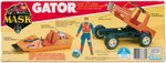 M.A.S.K. - GATOR FACTORY-SEALED BOXED VEHICLE & ACTION FIGURE.