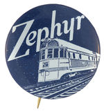 CLASSIC “ZEPHYR” RAILROAD BUTTON.