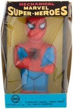 MARX MECHANICAL MARVEL SUPER-HEROES BOXED SPIDER-MAN WIND-UP FIGURE.