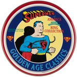 SUPERMAN "SUPERMEN OF AMERICA RING COLLECTION" LIMITED EDITION GOLD & DIAMOND REPRODUCTION RING.