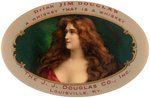 POCKET MIRROR FROM LOUISVILLE, KY. INSTUCTS "DRINK JIM DOUGLAS/A WHISKEY THAT IS A WHISKEY".