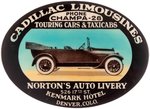 POCKET MIRROR FROM DENVER FOR "CADILLAC LIMOUSINES/TOURING CARS & TAXICABS".