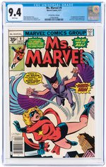 MS. MARVEL #9 SEPTEMBER 1977 CGC 9.4 NM (FIRST DEATHBIRD - 35 CENT VARIANT).