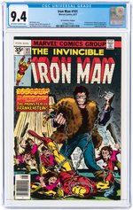 IRON MAN #101 AUGUST 1977 CGC 9.4 NM (FIRST DREADKNIGHT - 35 CENT VARIANT).