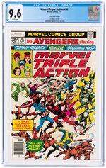 MARVEL TRIPLE ACTION #36 JULY 1977 CGC 9.6 NM+ (35 CENT VARIANT).