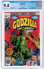 GODZILLA #1 AUGUST 1977 CGC 9.4 NM (35 CENT VARIANT).