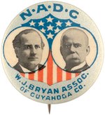BRYAN & STEVENSON "NADC CUYAHOGA" COUNTY OHIO JUGATE BUTTON HAKE #31.