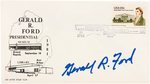 GERALD FORD SIGNED FDC.