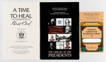 GERALD FORD SIGNED "THE LIBRARY OF THE PRESIDENTS - A TIME TO HEAL" HIGH QUALITY HARDCOVER BOOK.