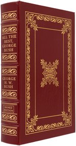 GEORGE H.W. BUSH SIGNED "THE LIBRARY OF THE PRESIDENTS - ALL THE BEST, GEORGE BUSH" HARDCOVER BOOK.