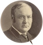 JAMES S. SHERMAN TAFT'S VICE PRESIDENT PORTRAIT BUTTON.