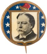 TAFT LIBERTY CAP PORTRAIT BUTTON VARIETY UNLISTED IN HAKE.