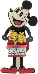 MICKEY MOUSE DRUMMER NIFTY TIN TOY WITH RARE BOX.