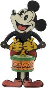 MICKEY MOUSE DRUMMER NIFTY TIN TOY (COLOR VARIETY).