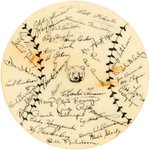 1945 WORLD SERIES DETROIT TIGERS/CHICAGO CUBS LARGE CELLULOID SOUVENIR DISC.