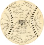 1945 WORLD SERIES DETROIT TIGERS/CHICAGO CUBS LARGE CELLULOID SOUVENIR DISC.