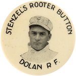 1904 "STENZEL'S ROOTER" COZY DOLAN CINCINNATI REDS SERIES BUTTON.