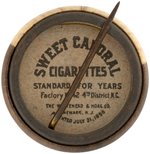 1910-1912 SWEET CAPORAL CIGARETTES HIGH GRADE COMPLETE SET OF 204 BUTTONS W/MANY HOF PLAYERS.