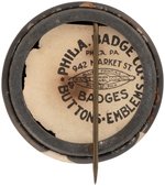 C. 1930 ROGERS HORNSBY (HOF) "CHICAGO CUBS" BUTTON FROM RARE UNCATALOGUED SERIES.