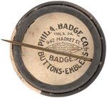 C. 1930 PAUL WANER (HOF) "PITTSBURGH PIRATES" BUTTON FROM UNCATALOGUED SERIES.