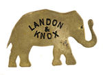 LANDON KNOX BRASS ELEPHANT.