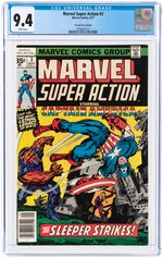 MARVEL SUPER ACTION #3 SEPTEMBER 1977 CGC 9.4 NM (35 CENT VARIANT).