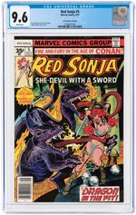 RED SONJA #5 SEPTEMBER 1977 CGC 9.6 NM+ (35 CENT VARIANT).