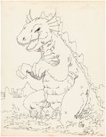 GORGO ORIGINAL ART SKETCH BY WALT SIMONSON.