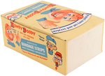 HOWDY DOODY ADHESIVE BANDAGE STRIPS NEAR COMPLETE STORE DISPLAY BOX.