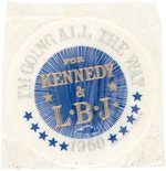 SCARCE KENNEDY & NIXON 1960 CAMPAIGN SLOGAN BADGES.