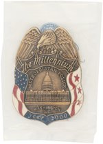 "THE MILLENNIUM" 2000 WASHINGTON D.C. METRO POLICE BADGE.