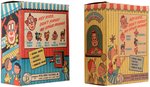 HOWDY DOODY CIRCUS BOXED MR. BLUSTER & CLARABELL SQUEEZE TOY PAIR.