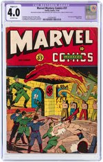 MARVEL MYSTERY COMICS #37 NOVEMBER 1942 RESTORED 4.0 SLIGHT (C-1) VG.