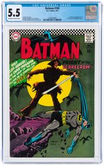 BATMAN #189 FEBRUARY 1967 CGC 5.5 FINE- (FIRST SILVER AGE SCARECROW).