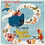 THE SWORD IN THE STONE SIX-SHEET MOVIE POSTER.