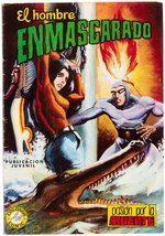 THE PHANTOM "EL HOMBRE ENMASCARADO" #23 SPANISH COMIC BOOK COVER ORIGINAL ART BY J.L. BLUME.