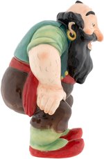 PINOCCHIO'S STROMBOLI EXCEPTIONAL CERAMIC FIGURINE BY ZACCAGNINI.