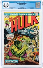 INCREDIBLE HULK #180 OCTOBER 1974 CGC 6.0 FINE (FIRST WOLVERINE CAMEO).