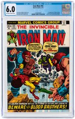 IRON MAN #55 FEBRUARY 1973 CGC 6.0 FINE (FIRST THANOS & DRAX THE DESTROYER).