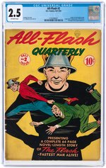 ALL-FLASH COMICS #2 FALL 1941 CGC 2.5 GOOD+.