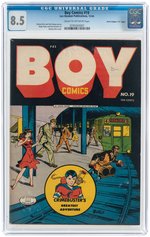 BOY COMICS #19 DECEMBER 1944 CGC 8.5 VF+ DAVIS CRIPPEN ("D" COPY).