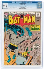 BATMAN #162 MARCH 1964 CGC 9.2 NM-.