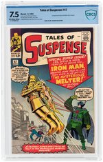 TALES OF SUSPENSE #47 NOVEMBER 1963 CBCS 7.5 VF-  MT. RAINIER COLLECTION (FIRST MELTER).