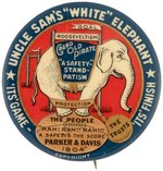 PARKER CLASSIC "UNCLE SAM'S WHITE ELEPHANT" BUTTON HAKE #112.